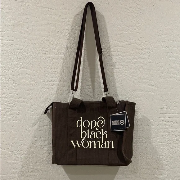 Dope Black Woman Brown Tote Bag - - Picture 4 of 10